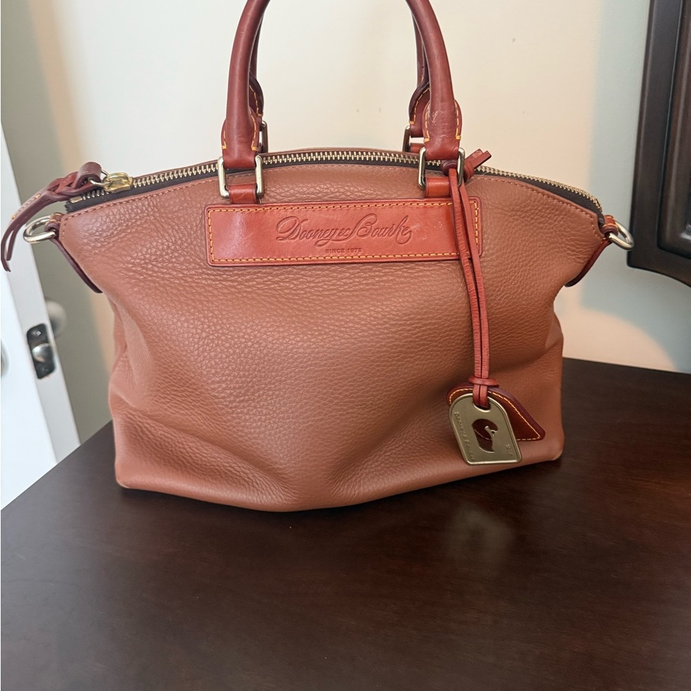 Dooney & Bourke Brown Leather Satchel